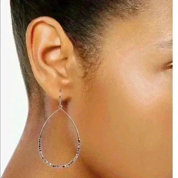 Style & Co Gold Teardrop Earrings - Picture 2 of 2